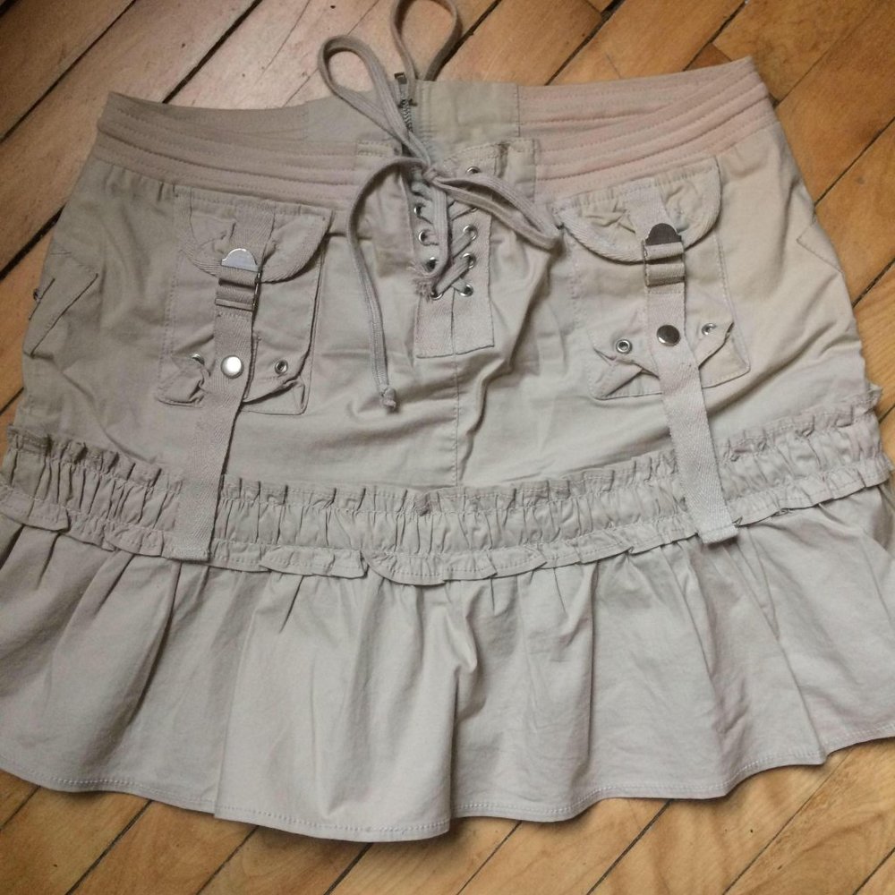 y2k cargo skirt